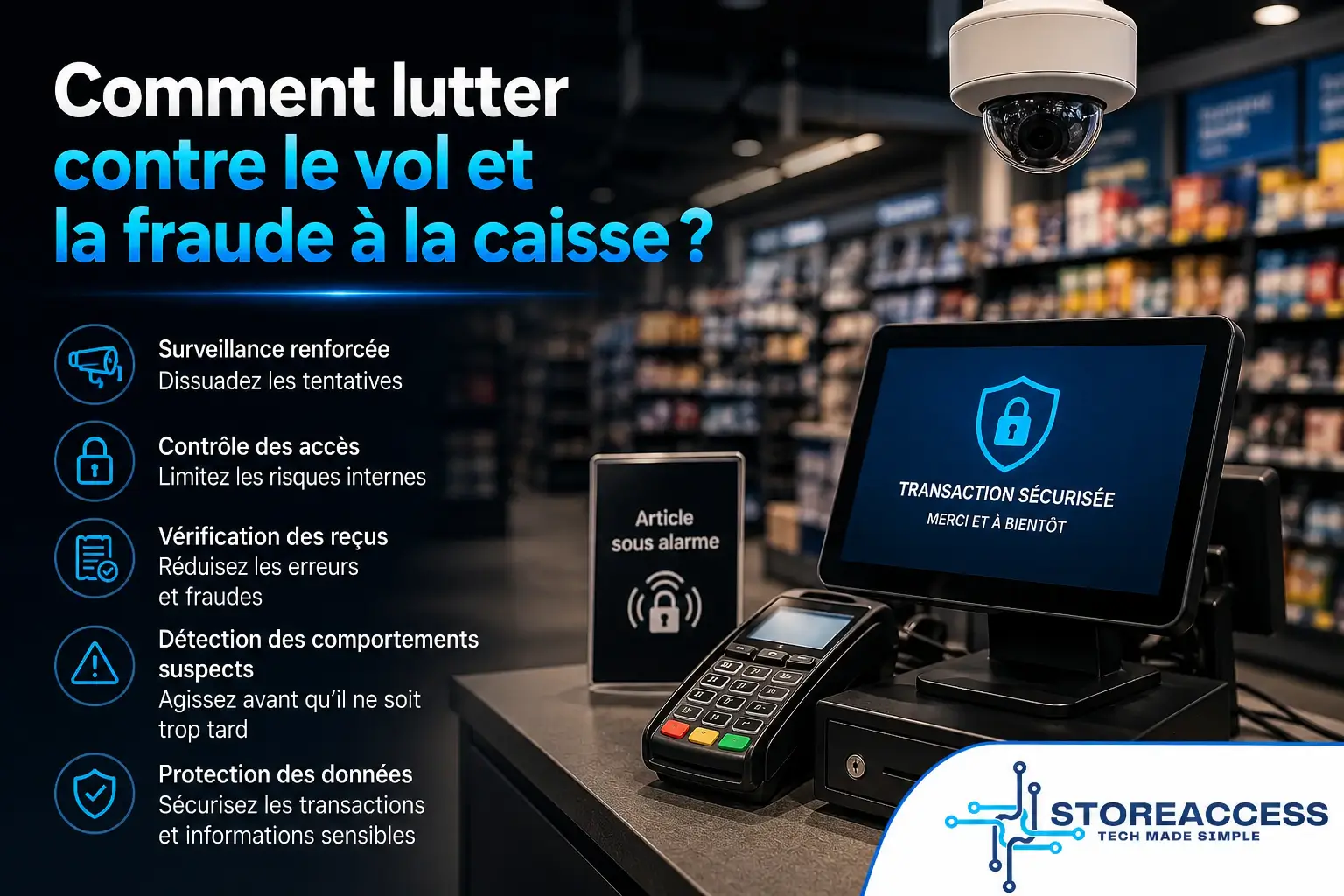 lutter contre le vol de la caisse