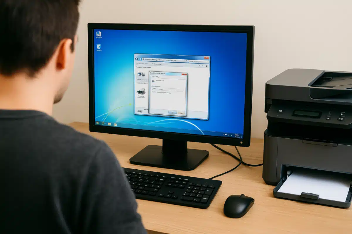 Partager une imprimante sous windows 7