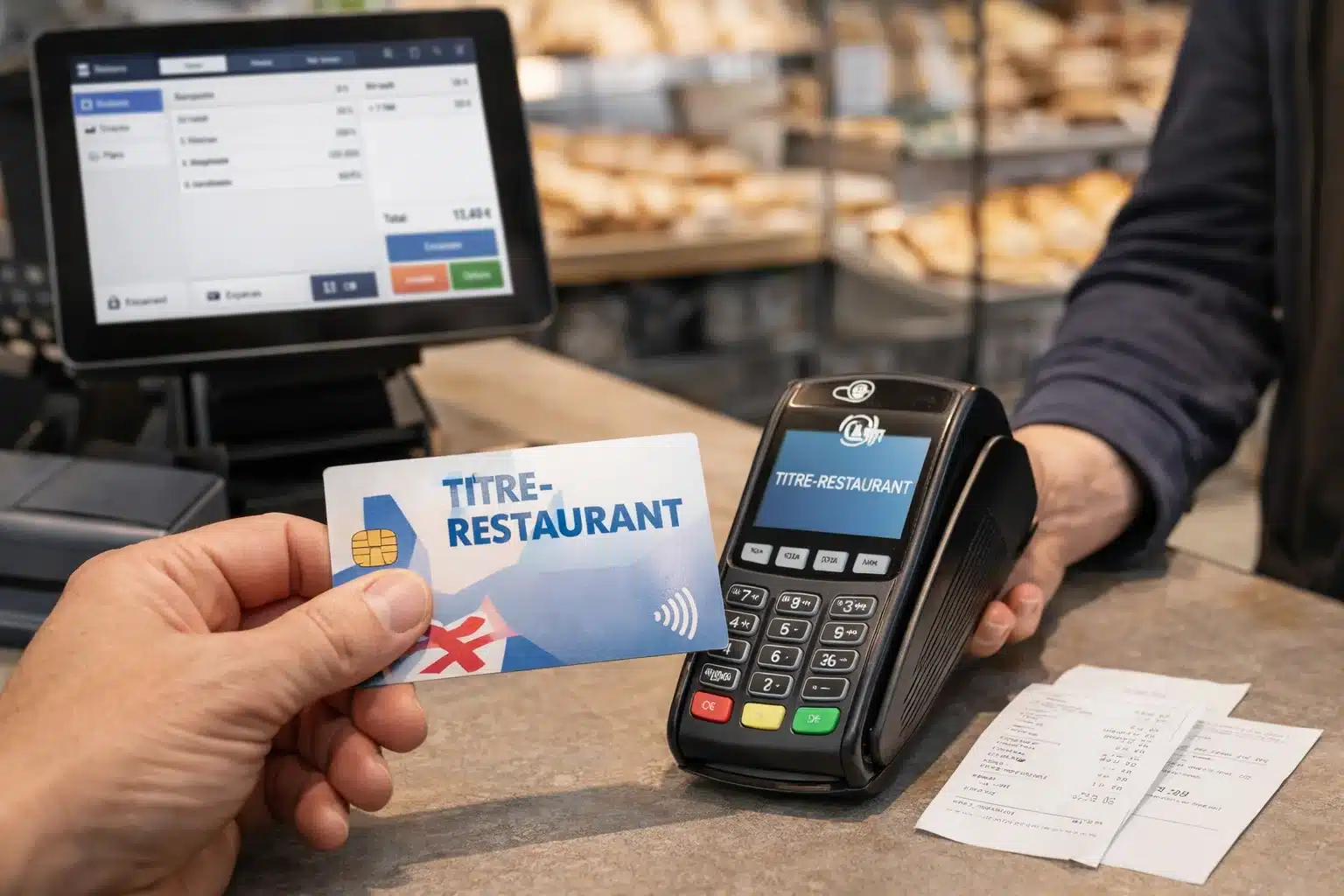 Combien de ticket restaurant par passage en caisse ?