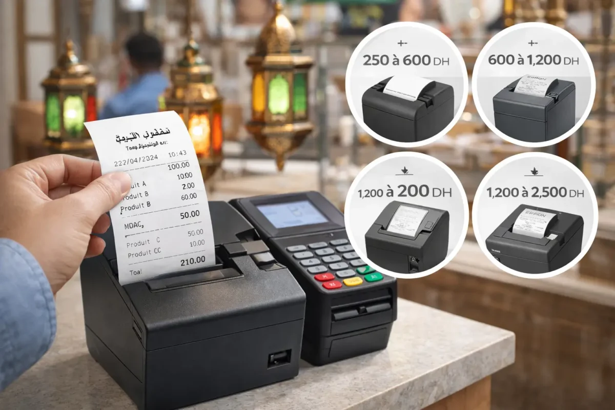 coûte d'une imprimante ticket