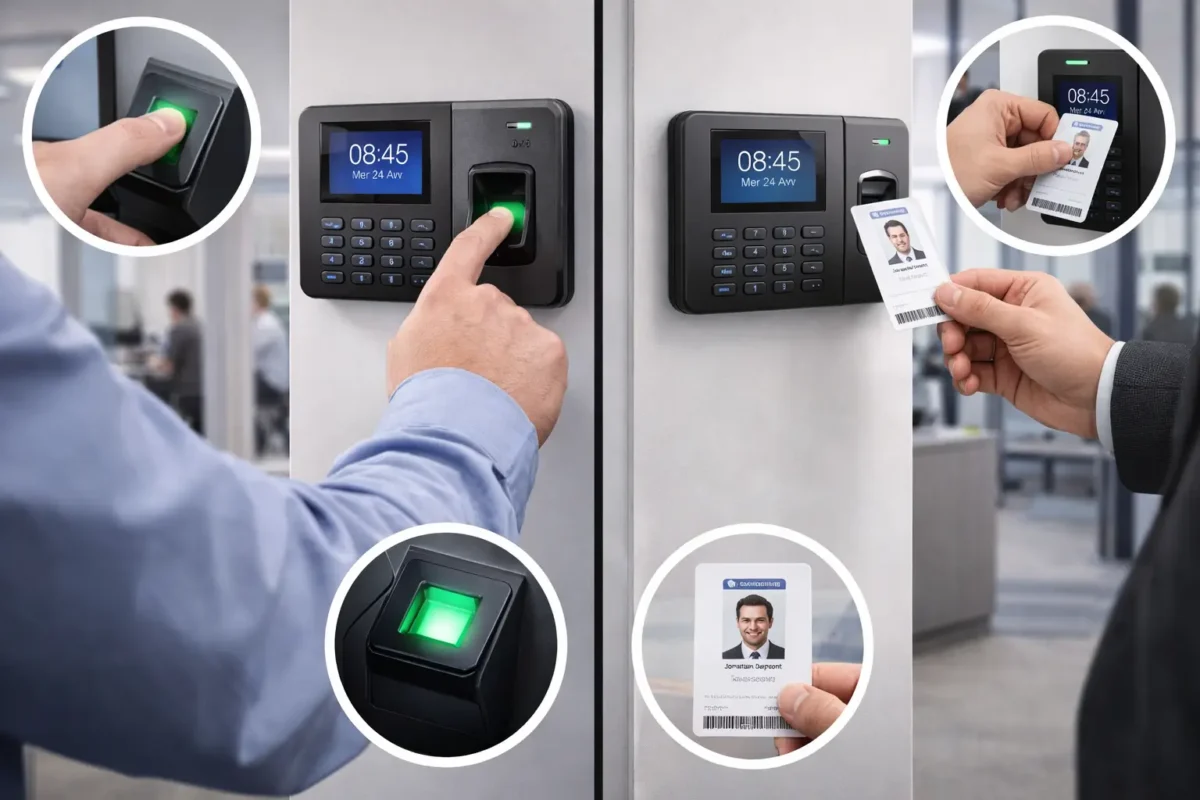 pointeuse biométrique vs pointeuse badge laquelle choisir