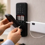 ouvrir une serrure intelligente en cas de panne de batterie