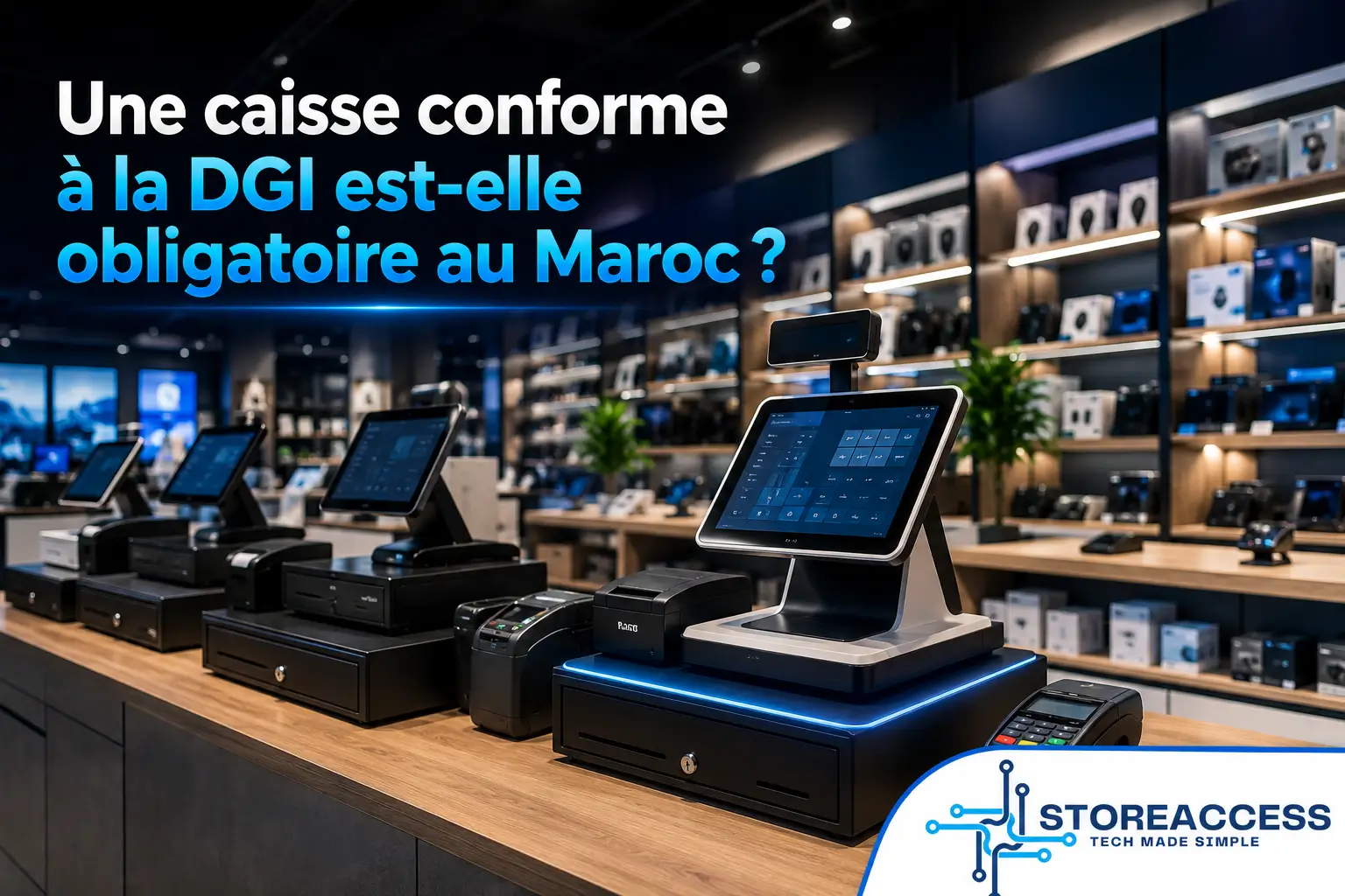 caisse conforme a la dgi