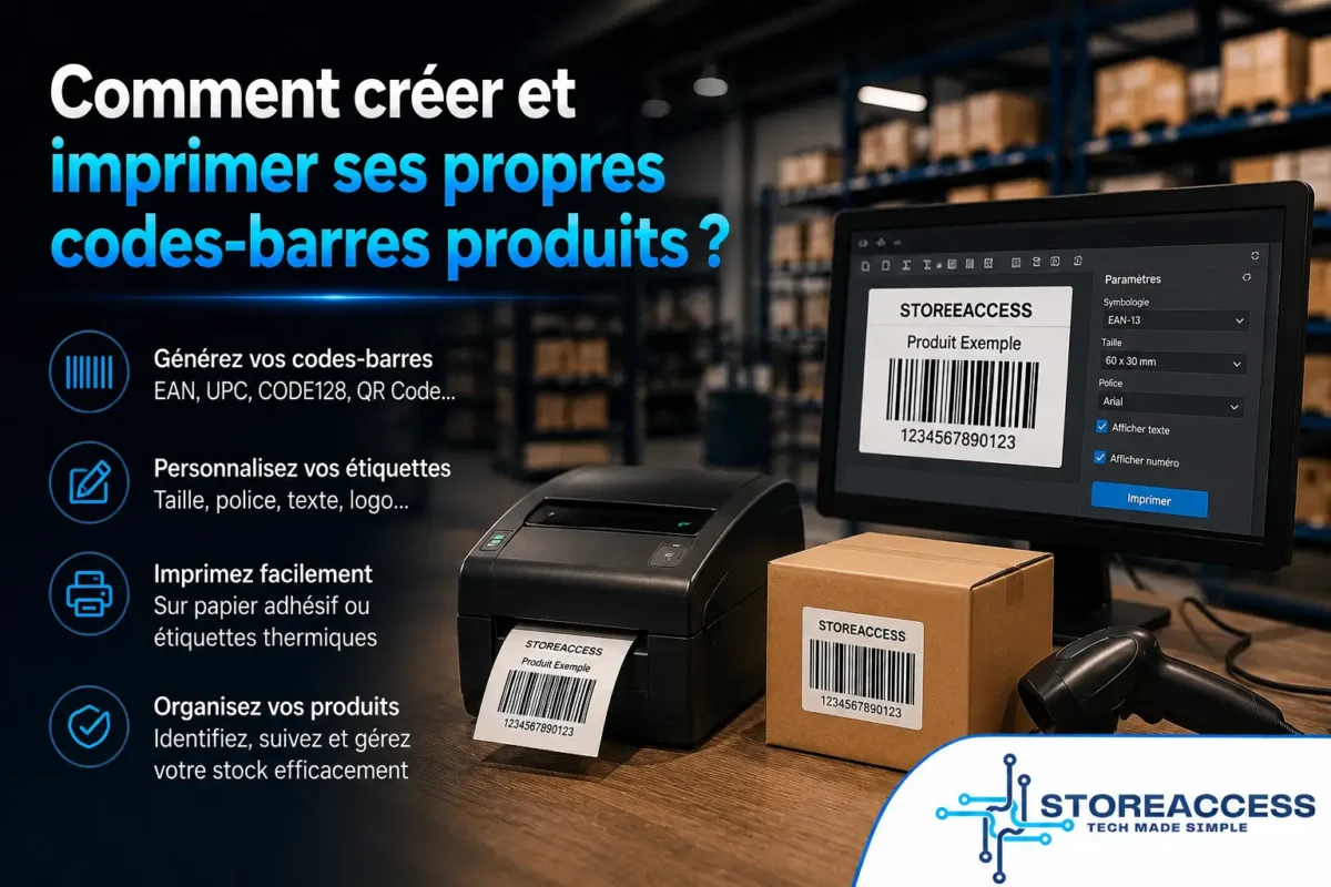 créer et imprimer ses propres codes-barres