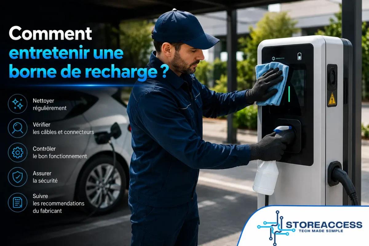 entretenir une borne de recharge