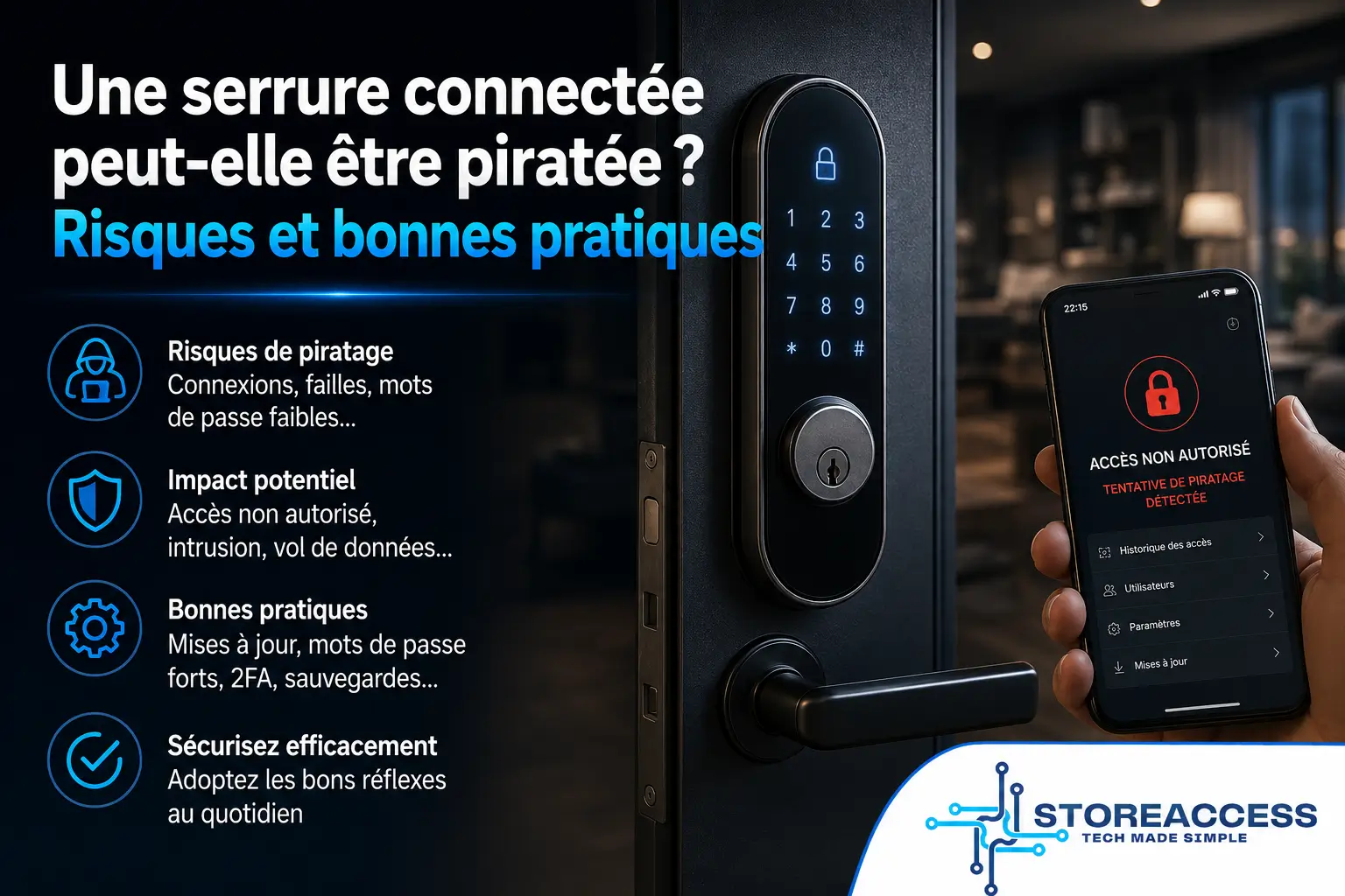 serrure connectée peut-elle être piratée