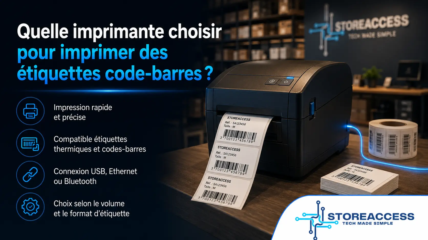 imprimer des étiquettes code-barres