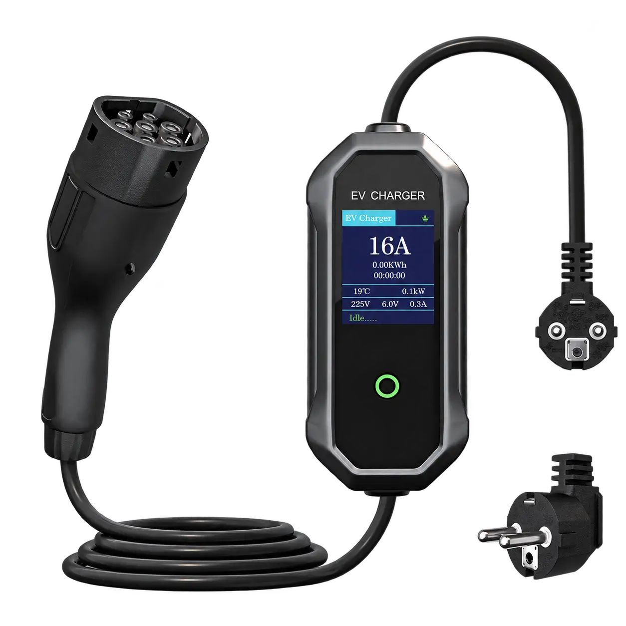 Chargeur pour voiture électrique type 2 – 3,7 kW